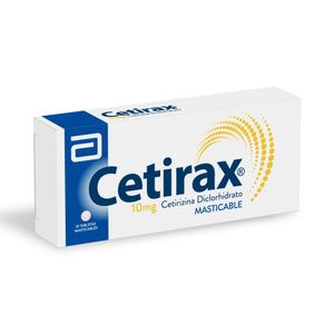 CETIRAX TABLETAS 10 MG