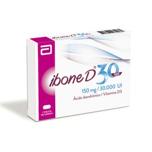 IBONE D TABLETA 150 MG/30000 UI CAJA X 1 UND