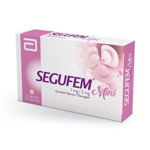 SEGUFEM MINI (RG) TABLETAS 1 MG/2 MG
