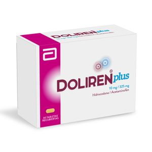 DOLIREN PLUS TABLETAS RECUBIERTAS 10MG/325MG