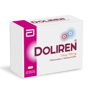 DOLIREN TABLETAS RECUBIERTAS 7.5MG/325MG