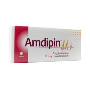 AMDIPIN-H TABLETAS 5/12.5 MG
