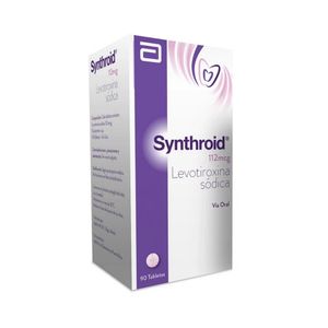 SYNTHROID TABLETAS 112  MCG