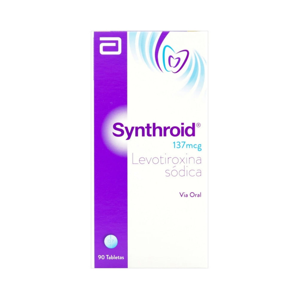 SYNTHROID TABLETAS 137 MCG - Farmacia Pasteur - Farmacias Pasteur