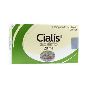 CIALIS COMPRIMIDOS 20 MG CAJA X 1 UND