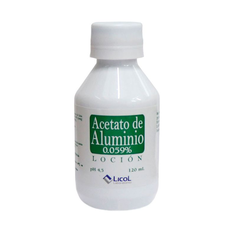 LOÇÃO ACETATO DE ALUMÍNIO 0,050% 20 FRASCO X 120 ML