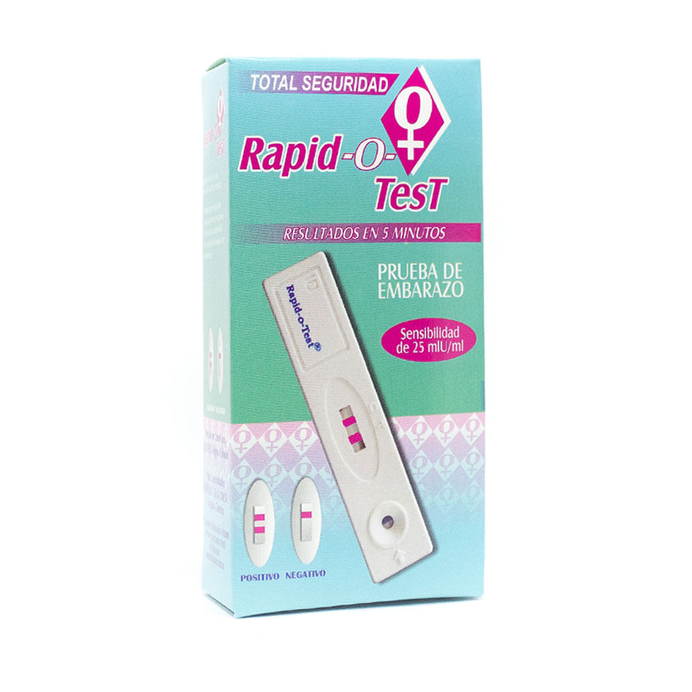 PRUEBA DE EMBARAZO RAPID-O-TES CAJA X UND Farmacia Pasteur