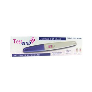 PRUEBA DE EMBARAZO TEST TEMB CAJA X 1 UND