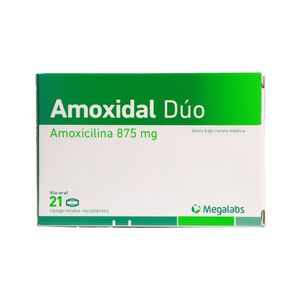 AMOXIDAL DUO TABLETAS 875 MG