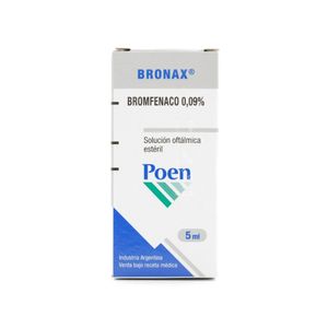 BRONAX GOTAS OFTALMICAS 0.09% FRASCO 5 ML