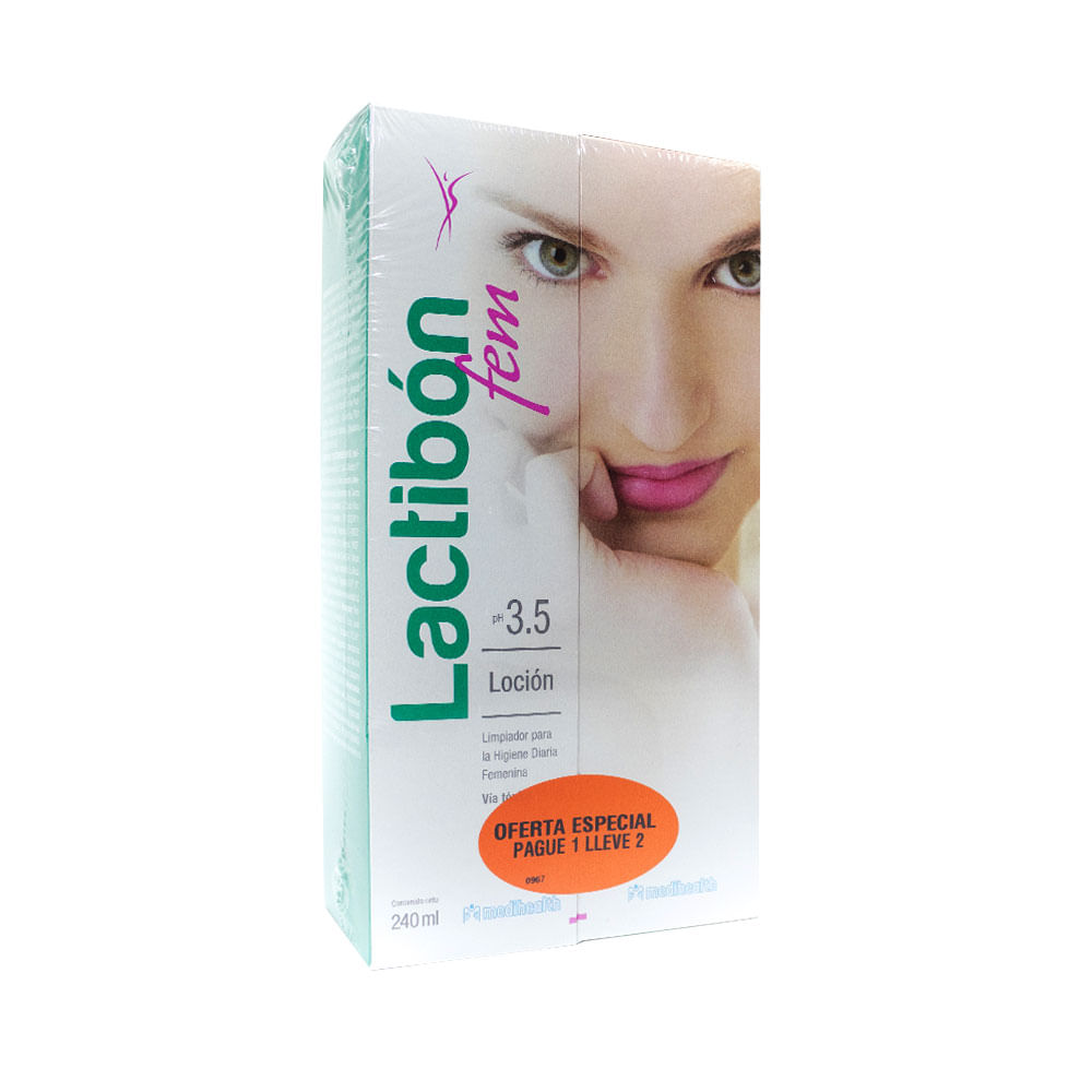 Lactibon Fem 2x1 Locion Caja 240 Ml Farmacia Pasteur Medicamentos Y Cuidado Personal 2053