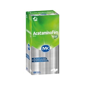 ACETAMINOFEN MK TABLETAS 500 MG