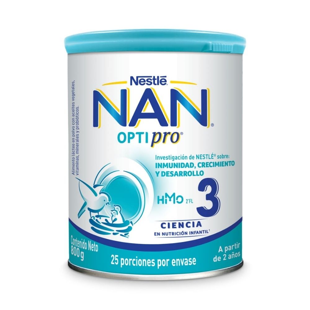 NAN SUPREME HMO 3 POLVO LATA 800 G - Farmacia Pasteur - Medicamentos y  cuidado personal