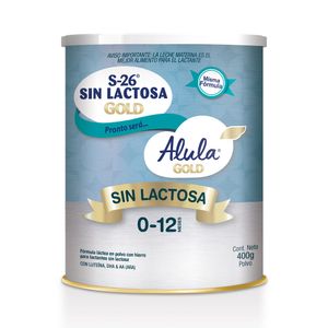 ALULA GOLD SIN LACTOSA LATA 400 G