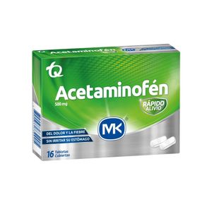 ACETAMINOFEN MK TABLETAS 500 MG