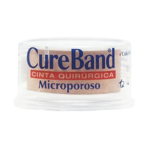 MICROPORE CUREBAND 1/2 X3 YARDAS COLOR PIEL X 1 UND