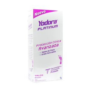 TALCO YODORA PLATINUM FEM CAJA 200 G