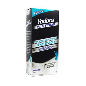 TALCO YODORA PLATINUM MEN CAJA 200 G