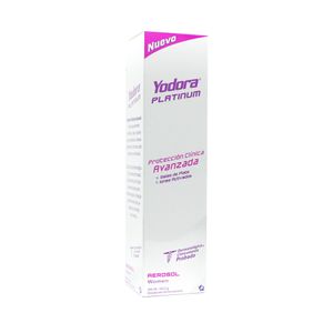 DESODORANTE YODORA PLATINUM FEM++++ AEROSOL 165 ML