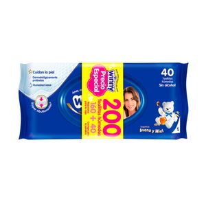 TOALLITAS HUMEDAS WINNY AYM REPX BOLSA 160 + 40 UNDS