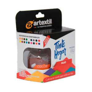 TINTE HOGAR FRIO ROJO CAJA X 1 UND