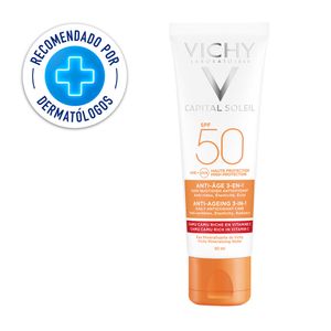 VICHY IDEAL SOLEIL ANTIEDAD CREMA SPF 50 CAJA 50 G