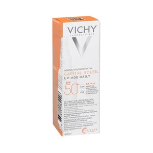VICHY CAPITAL SOLEIL UV AGE DAILY SPF 50+ CAJA 40 ML