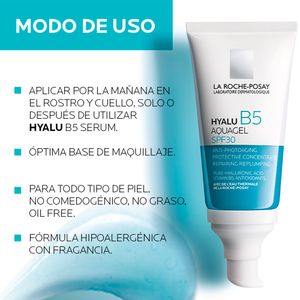 HYALU B5 LA ROCHE POSA AQUAGEL SPF 30 TUBO 50 ML