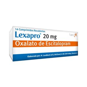 LEXAPRO COMPRIMIDOS 20 MG