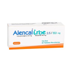 ALENCAL IRBE TABLETAS 2.5MG/150MG