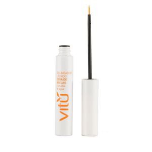 DELINEADOR OJOS LIQUIDO VITU CERA ABEJAS NEGRO TUBO 6 ML