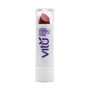 LABIAL VITU VITAMINA E 8 CARMIN BARRA 4 G