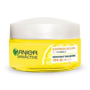 CREMA GARNIER EXPRESS ACLARA SPF 30 CAJA 50 ML