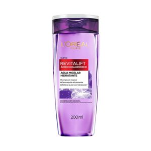 AGUA MICELAR REVITALIFT ACIDO HIALURONICO FRASCO 200 ML