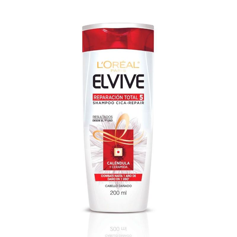 SHAMPOO ELVIVE REPARACION TOTAL 5++++ FRASCO 200 ML Farmacia Pasteur