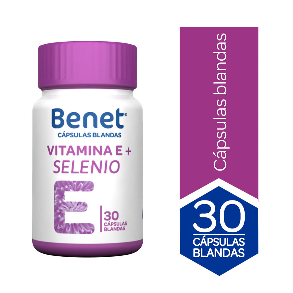 Benet Vitamina Eselenio Capsulas Frasco X 30 Unds Farmacia Paste Medicamentos Y Cuidado 0052