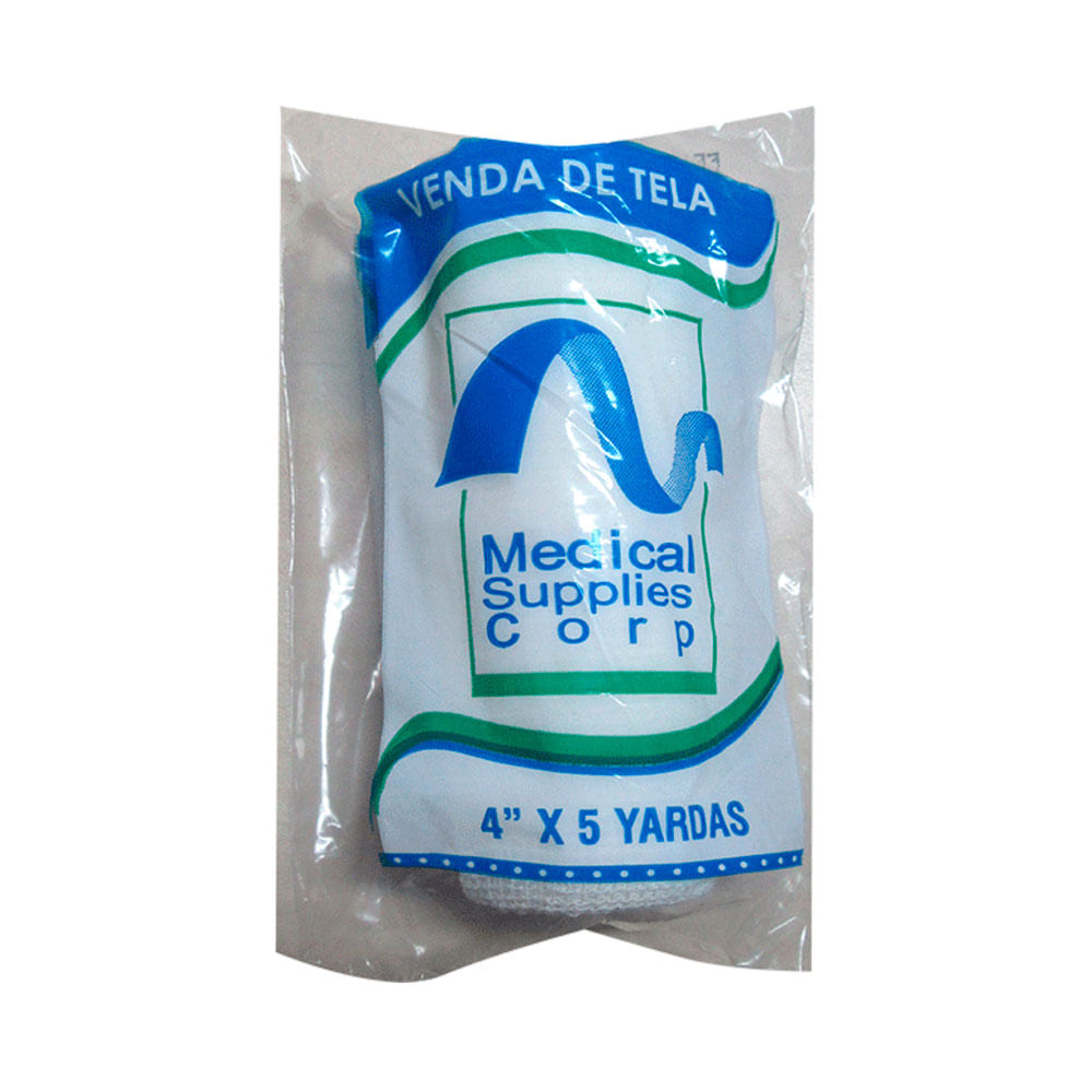 VENDA COHESIVA AZUL 4 X 5 YARDAS - MEDICAL SUPPLIES CORP. S.A.S