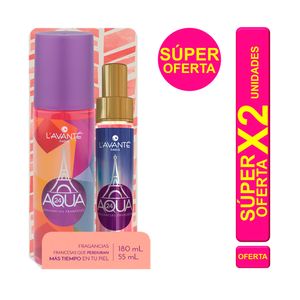 COMBO AQUA AMOUR + LANUIT+++++ SPRAY FRASCO 180+55ML