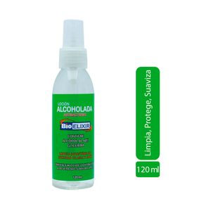LOCION ALCOHOLADA ANTIBACTERIAL FRASCO 120 ML