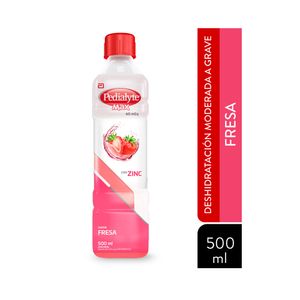 PEDIALYTE 60 ZINC FRESA FRASCO 500 ML