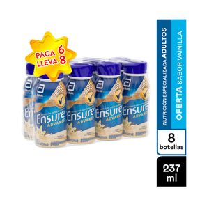 +++ENSURE ADVA PAGUE 6 LLEVE 8 LIQUIDO VAINILLA BOTELLA 237 ML
