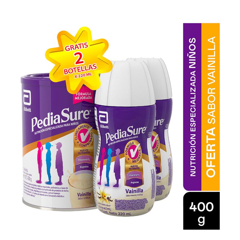 Comprar Complemento Pediasure Vainilla 400Gr