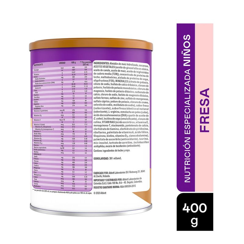 PEDIASURE® FRESA 400 g