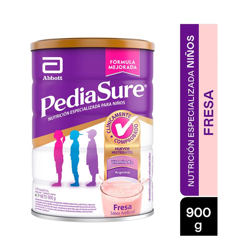 Pediadure Fresa en polvo, Lata de 900g