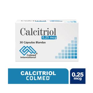 CALCITRIOL PROCAPS CAPSULAS 0.25 MCG