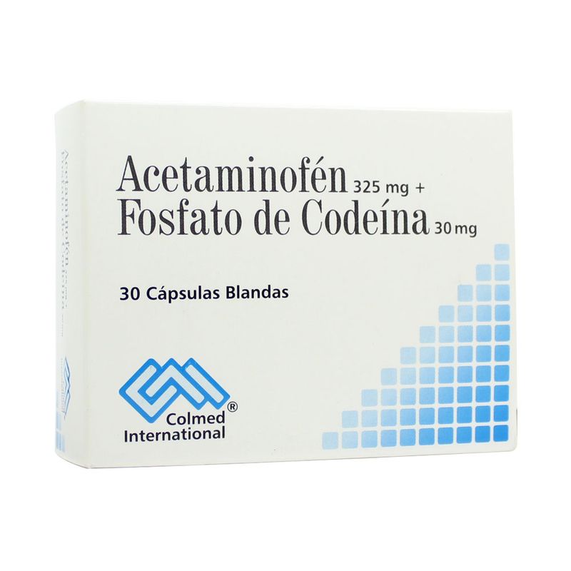 ACETAMINOFEN+CODEINA CAPSULAS 325MG/30MG Farmacia Pasteur