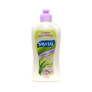 CREMA DE PEINAR SAVITAL KERATINA/SABILA FRASCO 275 ML