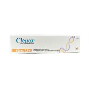 CLENOX (RG) AMPOLLA 60MG/0.6ML CAJA X 1 UND
