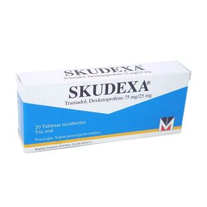 SKUDEXA TABLETAS RECUBIERTAS 25/75 MG