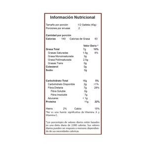 GALLETA PROTEINA ELEMENTAL CHOCOLATE DECADENCE BOLSA 80 G